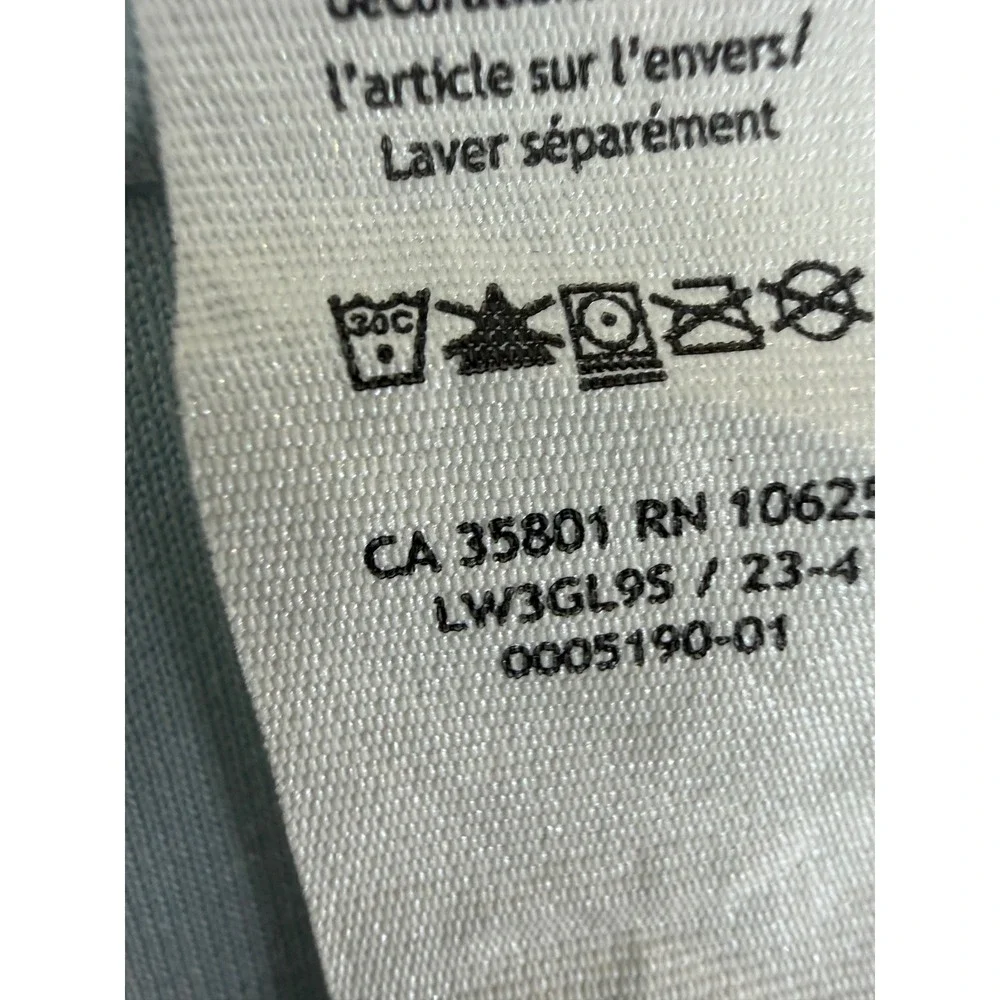 Lululemon Softstreme Perfectly Oversized Cropped Crew 4 Sheer Blue W3GL9S - Picture 12 of 13